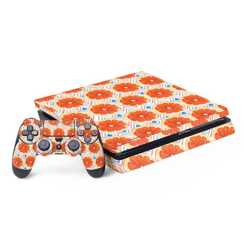 Bouffants and Broken Hearts Citrus Geo PlayStation PS4 Skins